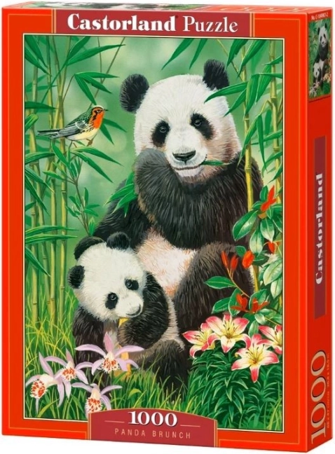 Puslespil 1000 brikker CASTORLAND Panda brunch