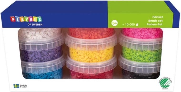 Playbox strygeperler i spand, 10.000 stk.