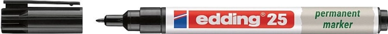 Permanent marker Edding 25 EcoLine, sort