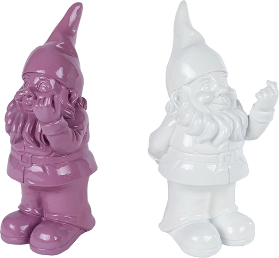 Porcelæns sparebøsse nisse – keramisk dekoration og møntopbevaring