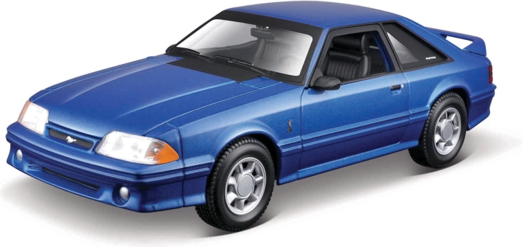 Maisto 1993 Ford Mustang SVT Cobra metallic blå 1:24