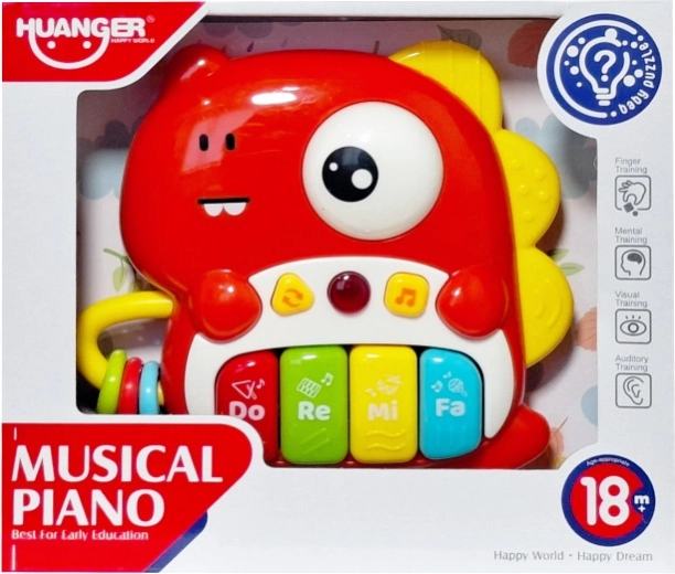 Børneklaver/mini-orgel dinosaur