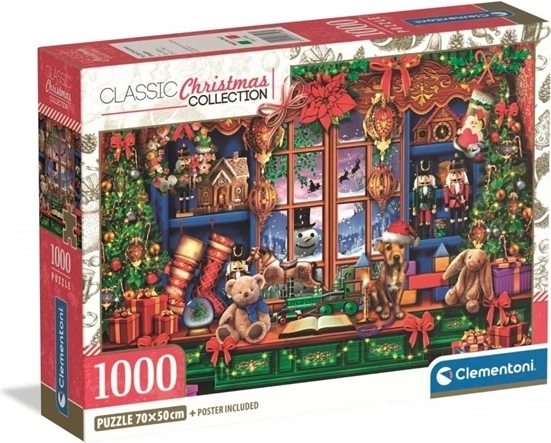 Clementoni puslespil 1000 brikker – julebutik