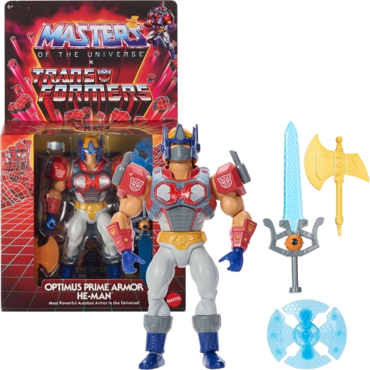 Masters of the Universe Origins x Transformers figur Optimus Prime 14 cm