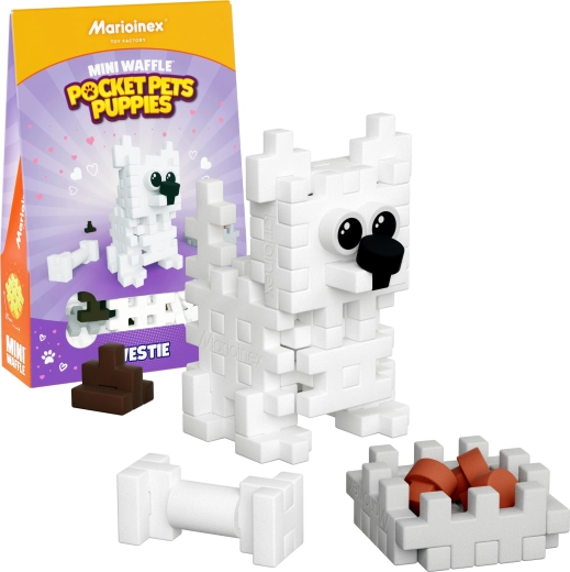Byggesæt Mini Waffle Pocket Pets hvalpe Westie – WEST HIGHLAND TERRIER