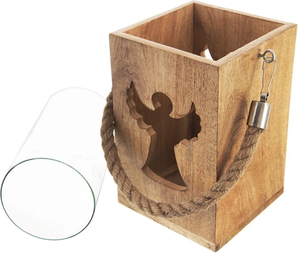 Aftagelig glasinserts