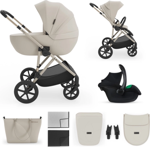 Kombivogn 3-i-1 Kinderkraft PRIME 3 sand dune