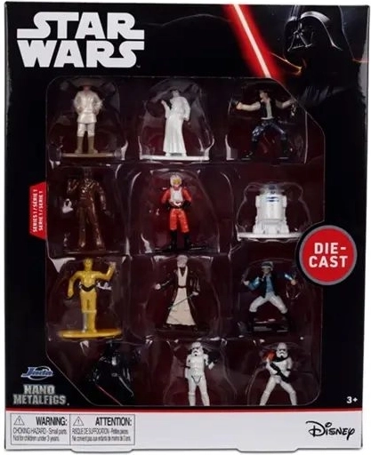 Jada Star Wars sæt med metalfigurer 4 cm (12 stk.)