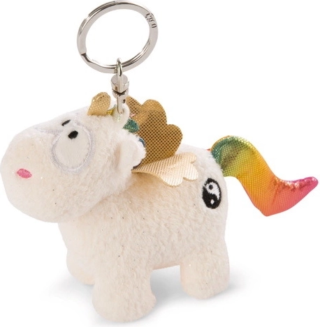 Plys-enhjørning Rainbow Yang 10 cm