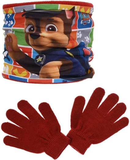 Halsedisse og handsker Paw Patrol