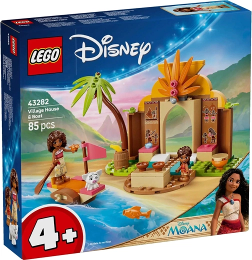 LEGO Disney Vaiana Landsbyhus og båd