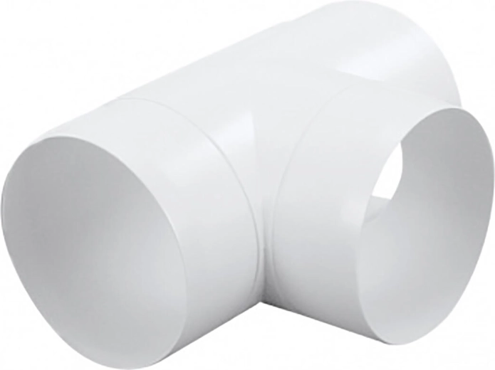 T-stykke rundt CTO 3×125 mm