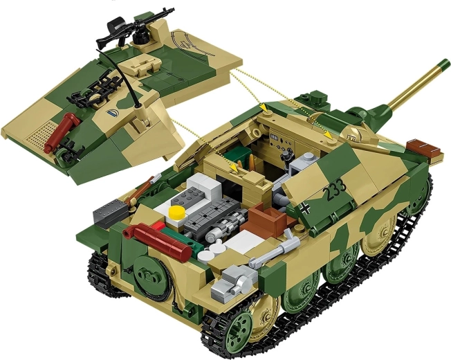 Detaljeret interiør med aftagelig panserplade