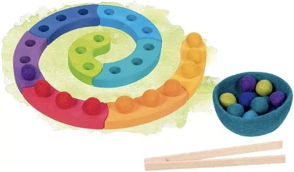 Spiral i 8 dele til varieret leg