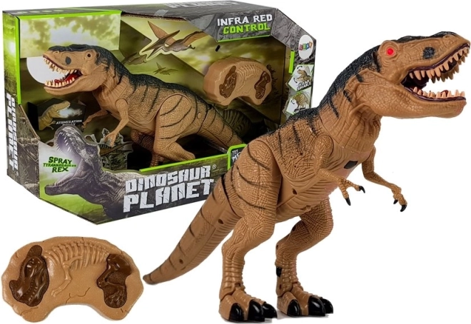 Fjernstyret Tyrannosaurus Rex med røg