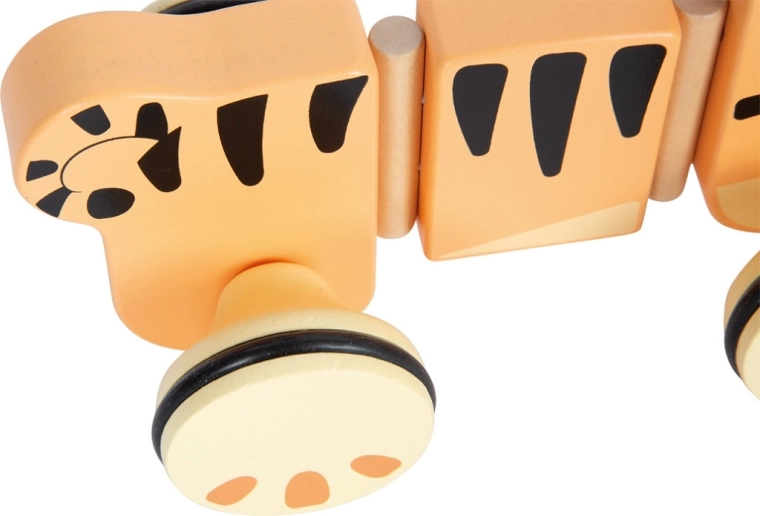 Fleksibel tredelt krop med bølgeeffekt