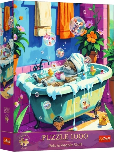 Puzzle 1000 Premium Plus – mjav, relax, gentag