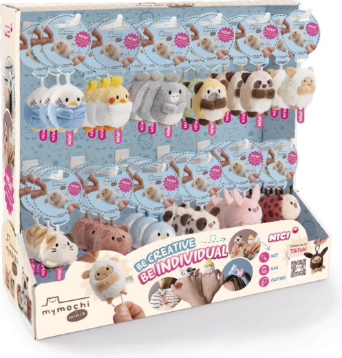 Nici MyMochi Minis Series 3 – display med vedhæng 5 cm, 36 stk., mix