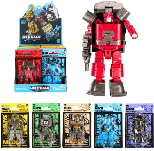 Lille transformer-robot (6 farver)