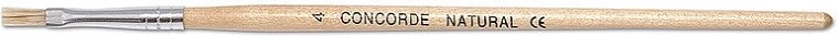 Flad skolepensel CONCORDE Natural nr. 4