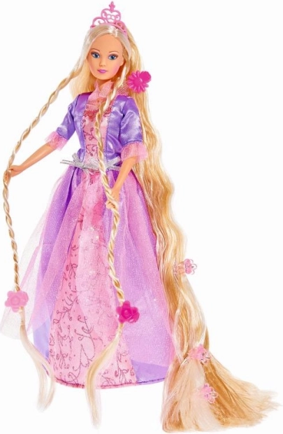 Panenka Steffi Rapunzel med kæmbart hår