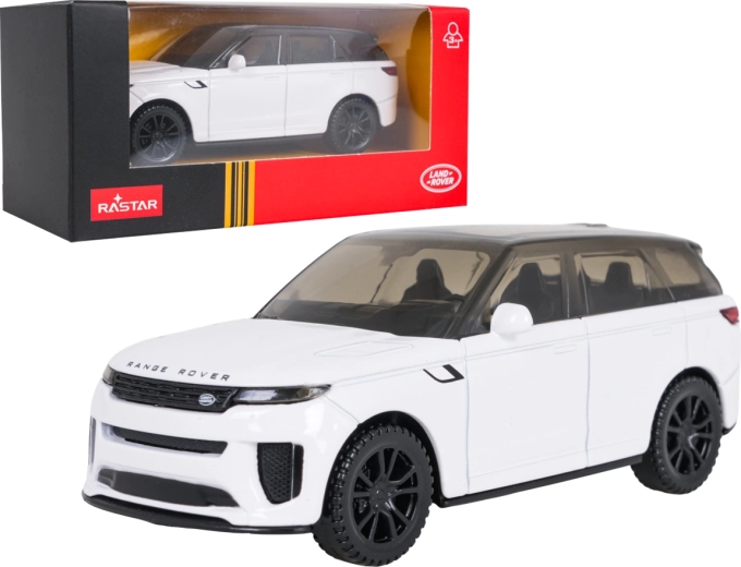 Metalmodel af Range Rover Sport SV RASTAR i skala 1:43, hvid