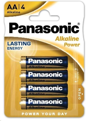 Panasonic Alkaline Power AA LR6 1,5 V – pakke med 4 stk.