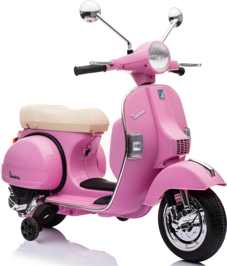 Elektrisk børnescooter Vespa PX150 lyserød