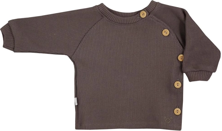 Baby T-shirt med lange ærmer KOALA Pure brun