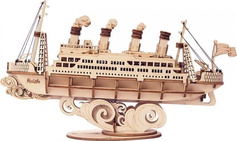 RoboTime træ 3D puslespil Transatlantisk dampskib