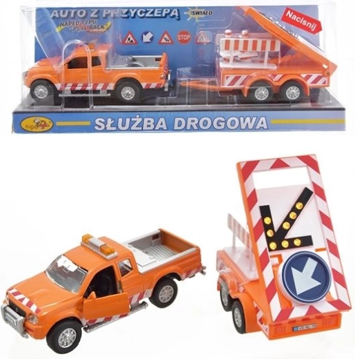 Vejservicebil med trailer 28 cm