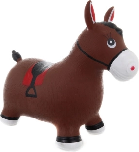 Hopper-hest af slidstærk PVC med pumpe