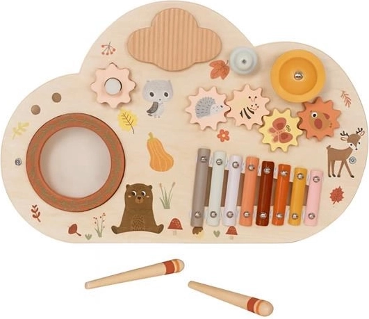 Montessori aktivitetsplade med dyr BABY MIX