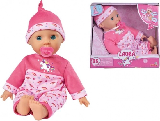 Dukken Laura med babylyde