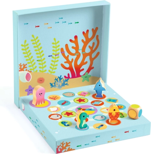 Brætspil med venner fra havet