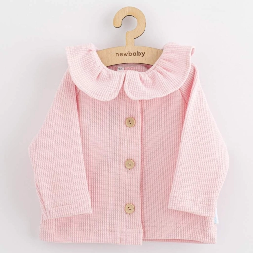 Ammetrøje med knapper New Baby Laura lyserød 74 (6–9 m)