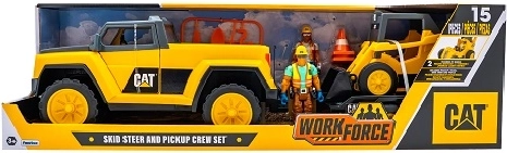 CAT pick-up med trailer, hjullæsser og 2 figurer