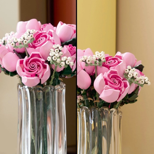 Roser i flere blomstringsstadier