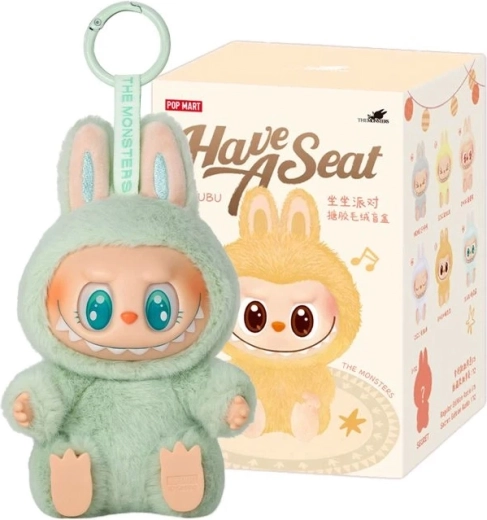 Labubu The Monsters – plysbamse figur Blind Box-nøglering