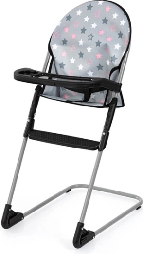 Højstol med bakke til realistisk leg