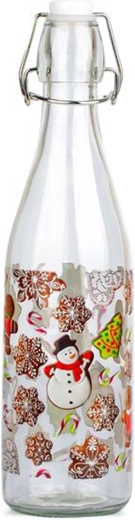 Glasflaske med patentlukning TORO 540 ml peberkager