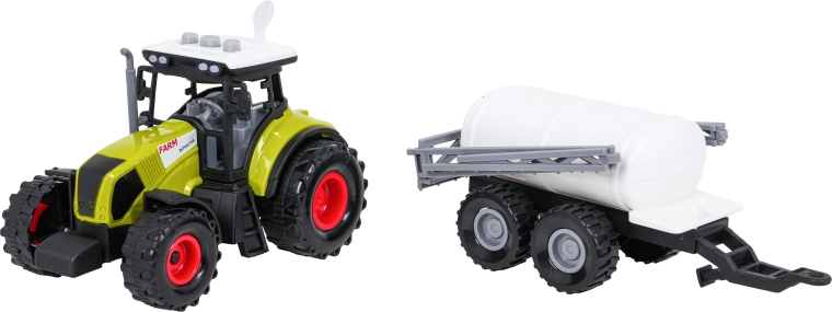 Traktor med tankvogn