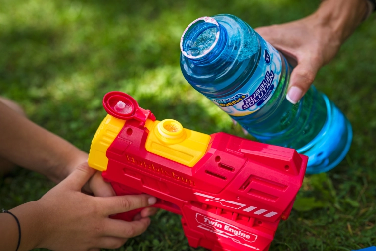 Ideel som refill til boblepistoler
