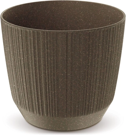 Ryfo Eco Wood blomsterpotte 19,5 cm – kaffefarve