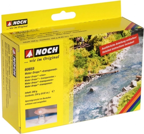 Modelvand transparent Noch Water-Drops