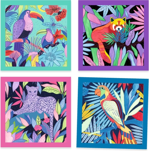 4 junglemotiver til at male