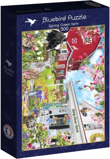 Bluebird puslespil farm spring green 500 brikker