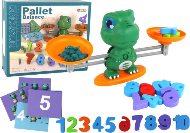 pædagogisk dinosaurspil – balancevægt og læring i matematik