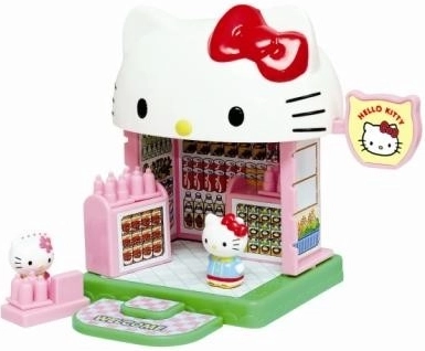 Hello Kitty mini restaurant og mini butik