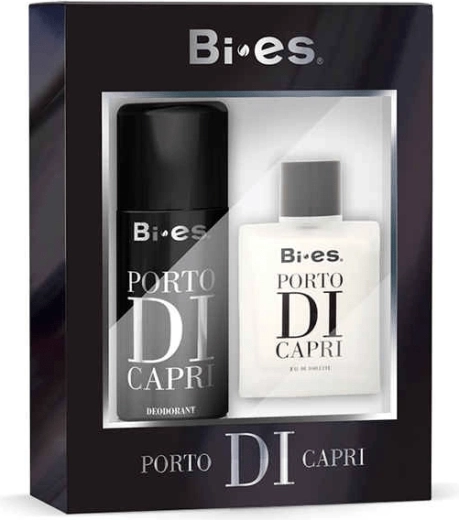 Bi-Es Porto di Capri herregavesæt – deodorant 150 ml + aftershave 100 ml
